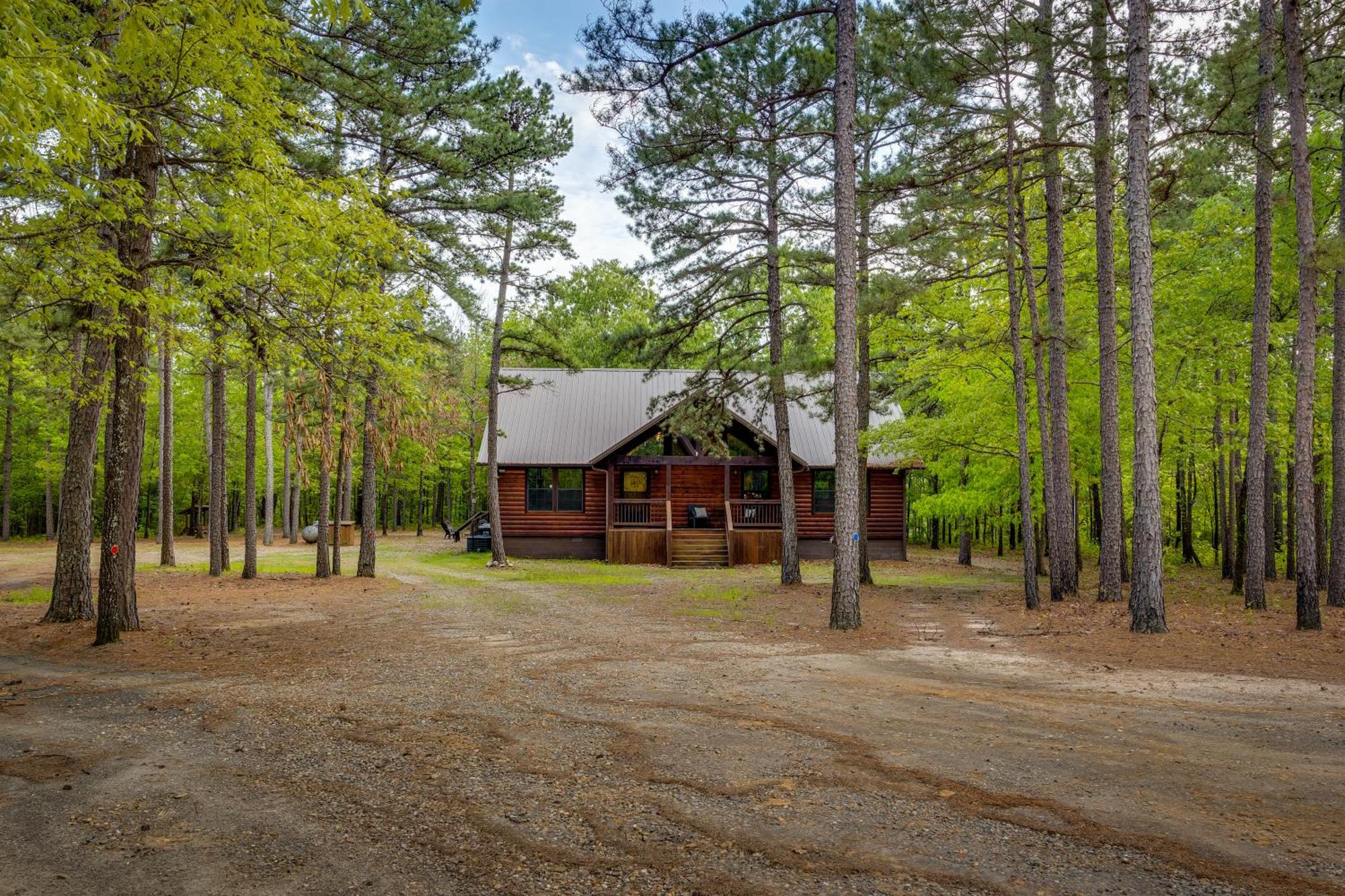 Cross Timbers Cabin On The Grove'S 25-Acres Брокен-Боу Екстер'єр фото