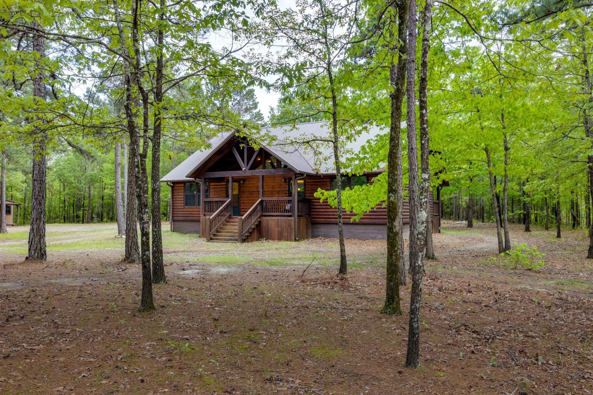 Cross Timbers Cabin On The Grove'S 25-Acres Брокен-Боу Екстер'єр фото